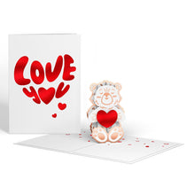 Load image into Gallery viewer, Sparking Heart Bear Tinypop™ Card
