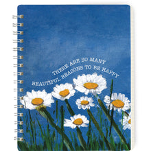 Load image into Gallery viewer, Spiral Notebook -Beautiful Reasons To Be Happy
