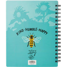 Load image into Gallery viewer, Spiral Notebook - Bee Kind Bee Humble Bee Happy
