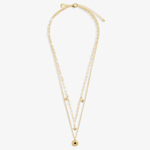 Stacks Of Style Necklace In Gold Gem And Gold-Tone Plating