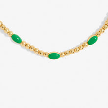 Load image into Gallery viewer, Stacks Of Style Set of 2 Bracelets in Green Enamel And Gold-Tone Plating
