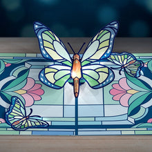 Load image into Gallery viewer, Stained Glass Butterfly Light-Up Lovepop Card

