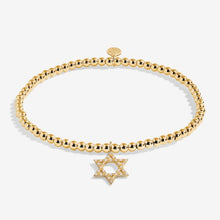 Load image into Gallery viewer, &#39;Star of David&#39; Bracelet In Gold-Tone Plating
