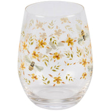 Load image into Gallery viewer, Stemless Wine Glass - Bee Wine Glass
