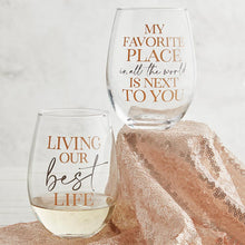 Load image into Gallery viewer, Stemless Wine Glass - Favorite Place

