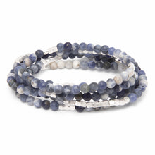 Load image into Gallery viewer, Stone Wrap - Sodalite/Silver - Stone of Intuition
