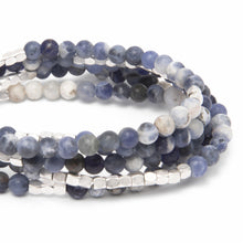 Load image into Gallery viewer, Stone Wrap - Sodalite/Silver - Stone of Intuition
