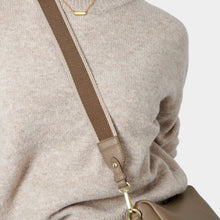 Load image into Gallery viewer, Stripe Canvas Bag Strap - Mocha
