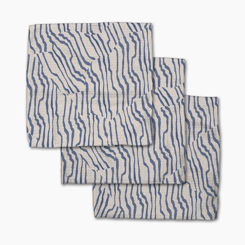 Stripe Funk Grounds Dishcloth Set of 3 by Geometry