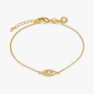 Style Stories Eye Bracelet In Gold-Tone Plating