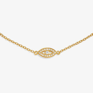 Style Stories Eye Bracelet In Gold-Tone Plating