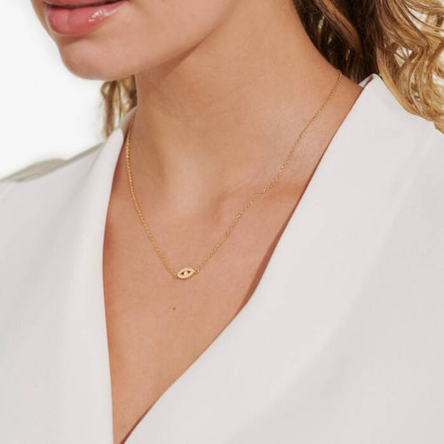 Style Stories Eye Necklace In Gold-Tone Plating