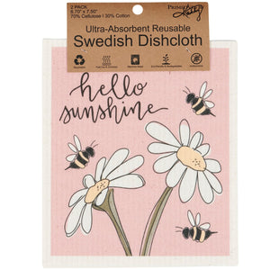 Sunshine Swedish Dishcloth Set