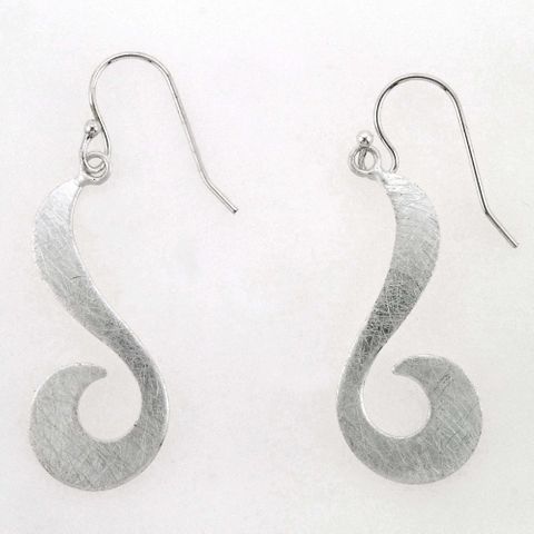 Swirled Hook Earrings