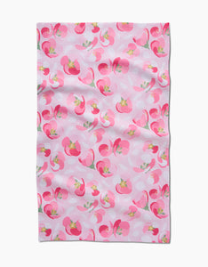 Cherry Blossom Kitchen Tea Towel by Geometry