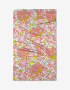 Grapefruits Kitchen Tea Towel by Geometry