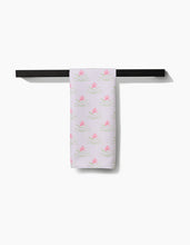 Load image into Gallery viewer, Orchids In Bloom Kitchen Tea Towel by Geometry
