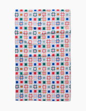Load image into Gallery viewer, Patchwork Picnic Kitchen Tea Towel by Geometry
