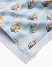 Load image into Gallery viewer, Picnic Plaid Blue Kitchen Tea Towel by Geometry
