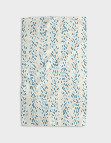 Reeds Printed Midday Kitchen Tea Towel by Geometry