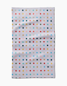 Retro Dot Kitchen Tea Towel by Geometry
