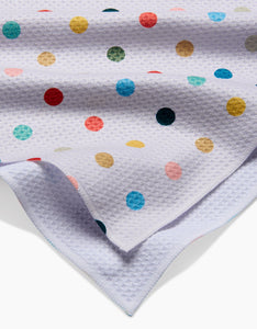 Retro Dot Kitchen Tea Towel by Geometry