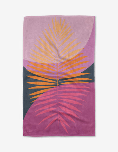 Tropical Summer Kitchen Tea Towel by Geometry