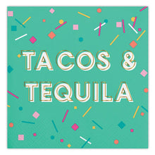 Load image into Gallery viewer, Tacos and Tequila Cocktail Napkins
