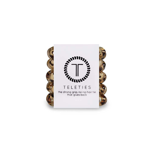 Leopard Tiny Hair Ties Set of 5