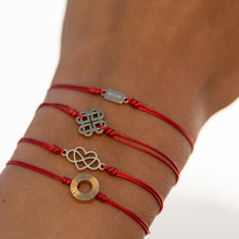 Load image into Gallery viewer, The Tribe Thread Bracelet - Red/Yellow Gold
