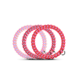 Think Pink Small Hair Ties Set of 3