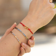 Load image into Gallery viewer, Thread of Friendship Bracelet - Set of 2 - Red/Yellow Gold
