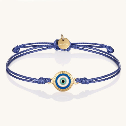Thread of Protection: I Am Supported and Protected Blue/Yellow Gold