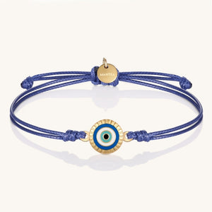 Thread of Protection: I Am Supported and Protected Blue/Yellow Gold