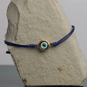 Thread of Protection: I Am Supported and Protected Blue/Yellow Gold