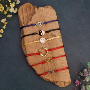 Thread of Protection: I Am Supported and Protected Blue/Yellow Gold
