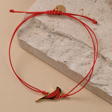 Load image into Gallery viewer, Thread of the Red Cardinal: Always in My Heart - Red/Yellow Gold
