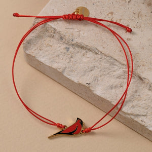 Thread of the Red Cardinal: Always in My Heart - Red/Yellow Gold