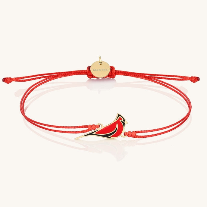 Thread of the Red Cardinal: Always in My Heart - Red/Yellow Gold