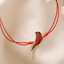 Load image into Gallery viewer, Thread of the Red Cardinal: Always in My Heart - Red/Yellow Gold
