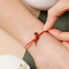 Load image into Gallery viewer, Thread of the Red Cardinal: Always in My Heart - Red/Yellow Gold
