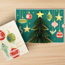 Load image into Gallery viewer, Tis the Season Christmas Tree Lovepop Card
