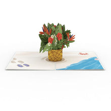 Load image into Gallery viewer, Tropical Flower Basket Lovepop Card

