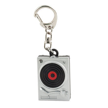 Load image into Gallery viewer, Turntable LED &amp; Sound Keychain
