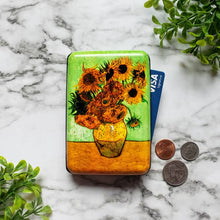 Load image into Gallery viewer, Van Gogh - Sunflowers Armored Wallet - RFID blocking
