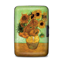 Load image into Gallery viewer, Van Gogh - Sunflowers Armored Wallet - RFID blocking
