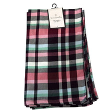 Load image into Gallery viewer, Vera Bradley Dish Towel Ribbons Plaid - Set of 2
