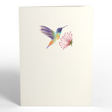 Load image into Gallery viewer, Vibrant Hummingbird Lovepop Card
