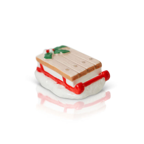 Vintage Snow Sled  - ho ho whoa!