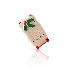 Load image into Gallery viewer, Vintage Snow Sled  - ho ho whoa!
